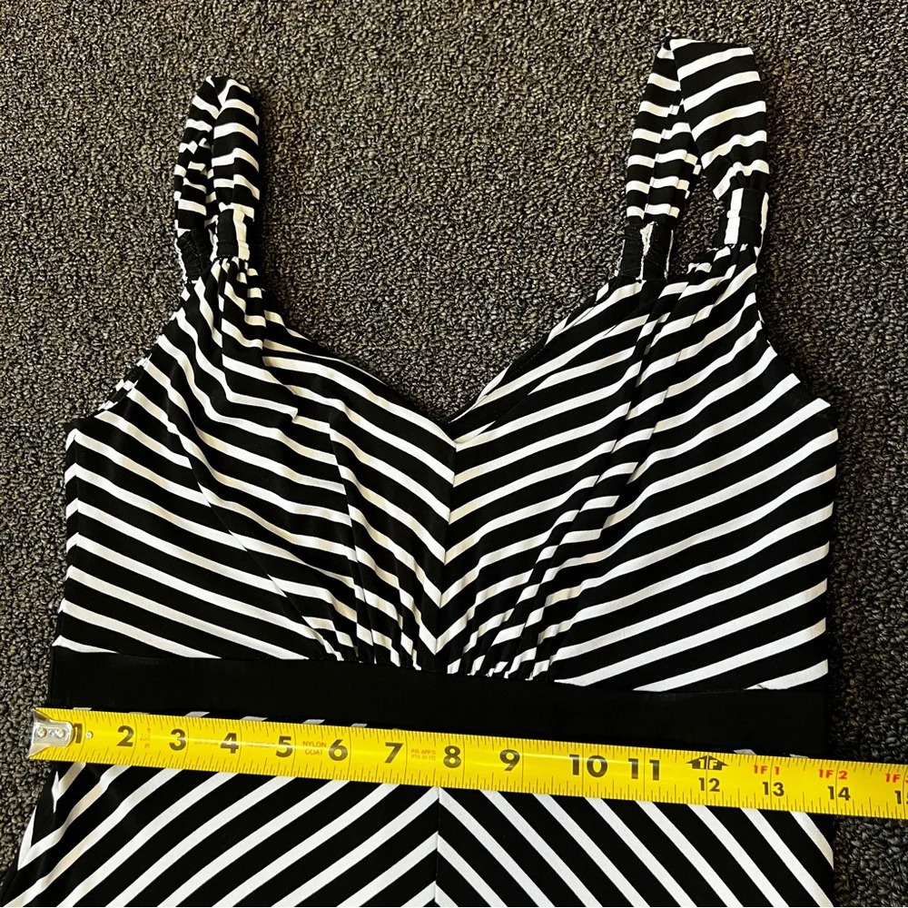 WHBM Striped Maxi Dress Sz S - Picture 6 of 7